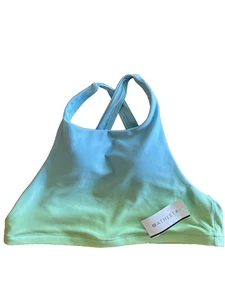 NWT*Athleta Girl 2 Peice Bikini Swim Top/ Bottom *Ombre Blue Green *XXL 16 - Picture 1 of 4