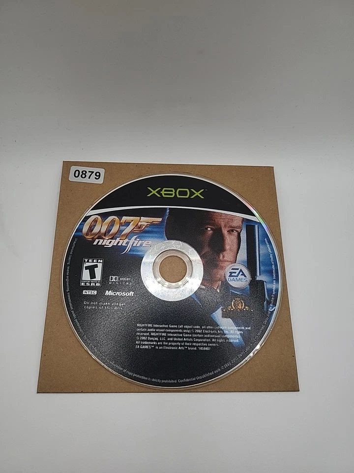 007: NightFire (Microsoft Xbox, 2002), solo disco SIN SEGUIMIENTO USPS Foto 1 de 1
