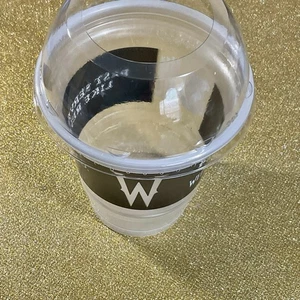 Wendy's X Wednesday Addams Meal Of Misfortune Exclusive Cup UNUSED Brand New - Picture 1 of 5