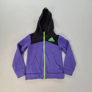 Adidas Sweater Girls Size 5 Purple Casual Lightweight Outdoors Youth Kids - Picture 1 of 9