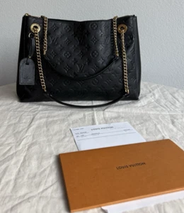 Authentic Louis Vuitton Empreinte Surene MM Black - Picture 1 of 24