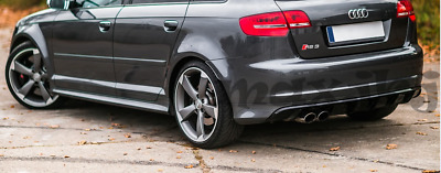Rear Lip Spoiler /Diffuser RS3 Look For Audi A3 8P 3 & 5 Doors Facelift (08- 13) • 108.28€