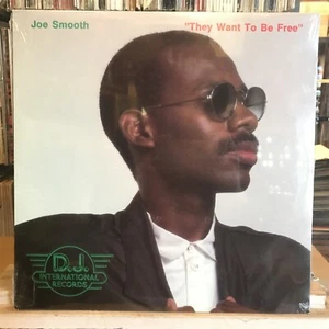 [EDM/DANCE]~SEALED 12"~JOE SMOOTH~They Want To Be Free~[x5 Mixes]~1989~D.J. INTL - Picture 1 of 2