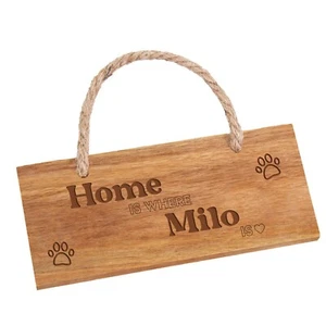 Personalised Pet Wooden Sign, Sign For Pet Lovers, Dog, Cat Sign - Picture 1 of 4