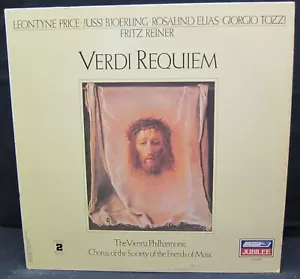 Verdi Requiem -Price, Bjoerling, Elias, Tozzi, Reiner Vienna Philharmonic -2 LPs - Imagen 1 de 4