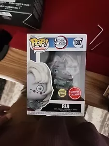 Rui #1307 Glow in the Dark Gamestop Demon Slayer Funko Pop! - Picture 1 of 6