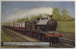 LNWR Railway Up Manchester Luncheon Car Express. Rugby 1911 McCorquodale - Picture 1 of 2