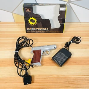PS1 Kings Kross 00XSPECIAL Recoil Light Gun with Foot Pedal - Playstation 1 - Picture 1 of 14