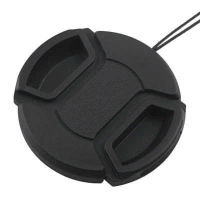72mm Center Pinch Snap-on Front Lens Cap Hood Cover For Canon Lens With Strap - Image 1 of 4
