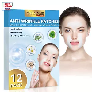 Anti Wrinkle Patches for Face Overnight, Moisturizing Masks Skincare for Smile & - Picture 1 of 12
