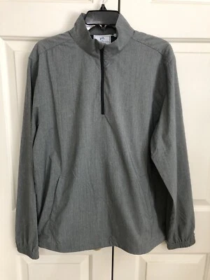 NWT Southern Tide size M gray long sleeve 1/4 zip shirt golf men's $165 Foto 1 de 4