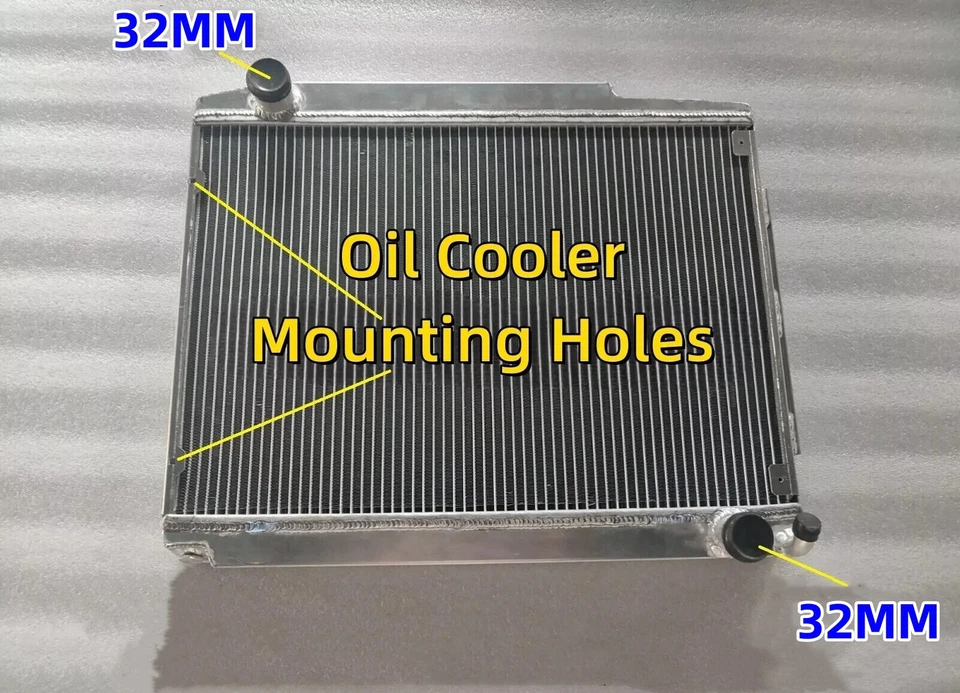 Radiador de aluminio para Mercedes-Benz R107 280SL sin CA 5 velocidades 1974-1985 Foto 1 de 4