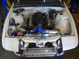 Kit de tuberías de intercooler CXRacing 31"x12"x4" para S13 S14 240SX LSx Engine Swap - Imagen 1 de 10