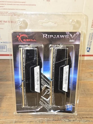 Brand New! G. SKILL Ripjaws V 64GB (4 x 16GB) PC4-24000 (DDR4 3200) Memory - Image 1 of 2