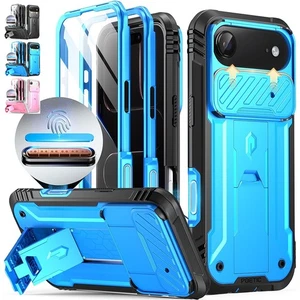 Poetic Kickstand Case For iPhone Air Built-in-Screen With Slide Camera Cover - Picture 1 of 23