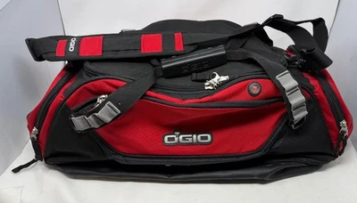 OGIO Street Red Black Travel Duffle Gym Bag - Image 1 of 4