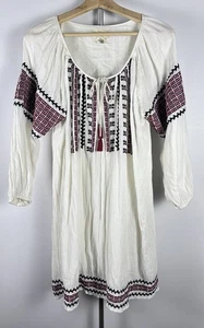 Denim & Supply Ralph Lauren M Bauernkleid Tubic bestickt gefüttert Hippie - Bild 1 von 12