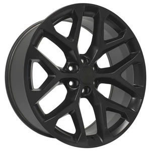 Satin Black Wheel 24x10 for 1999-2024 Cadillac Escalade - RVO4634 - Picture 1 of 3