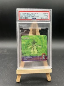 Pokemon 2006 Artbox 3D Lenticular ADVANCED Action Flipz Cacnea Cacturne PSA 9 - Picture 1 of 3
