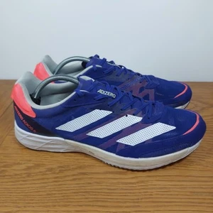 Adidas Adizero Adios 6 Trainers Shoes Sneakers Blue White Mens UK Size 11 Used - Picture 1 of 14