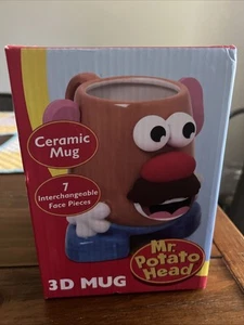 Mr. Potato Head 3D Sculpted Ceramic Coffee Mug w/ 7 Interchangeable Face Pieces - Picture 1 of 4