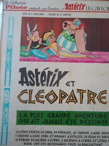 Comic Asterix und Kleopatra 1965 EO 6a PILOT GOSCINNY UDERZO OBELIX zum restaurieren - Bild 1 von 13