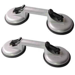 2 Stück Saugheber Aluminium 100kg KFZ Glassauger Vakuumheber Glasheber Alu NEU - Bild 1 von 1