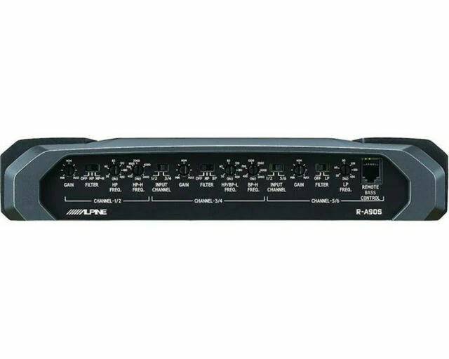Alpine R-A90S 900W 6 Channel Car Audio Amplifier