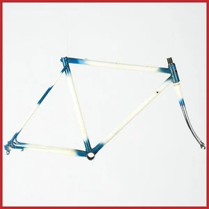 TIME TRIAL INOX STEEL FRAMESET VINTAGE STELBEL FRAME SET 70s 80s CRONO BIKE GPM - Picture 1 of 12