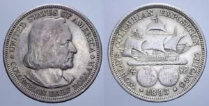 HALF DOLLAR 1893 COLUMBIAN USA AMERICA - Foto 1 di 1