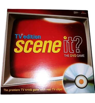 NEW  Scene it? TV Edition DVD GAME Factory Sealed Small Puncture On Box Pictured - Image 1 of 4