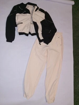 Jamie Sadock винтажный 1980-х женщин 2 изделия комплект трек средний гольф ретро - Изображение 1 из 4