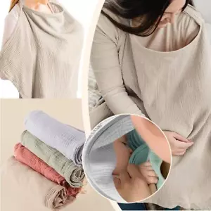 Mother Outing Breastfeeding Cover Cotton Baby Feeding Nursing Adjustable X9B0 - Picture 1 of 24