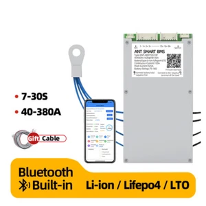 ANT Smart BMS da 7S a 16S 20S 22S 30S LiFePo4 Scheda di protezione batteria agli ioni di litio LTO - Foto 1 di 28