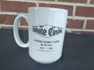 Tazza tazza caffè White Castle Burgers 80 anni anniversario datata 2001 - Foto 1 di 5