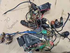 Yamaha Outboard 60 70 HP Ignition Electrical CDI Coils Stator Harness Ect. 1998 - Foto 1 di 9