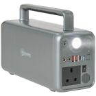 Grey Portable Power Station 230.4Wh AC/USB/CAR Ports 26.8L x 11W x 18.5H cm