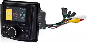 Herdio 3 Inches Marine Radio Bluetooth Waterproof, UTV Marine Stereo Receiver - Picture 1 of 8