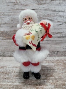 Possible Dreams Style Santa Claus DON'T STOP BELIEVING SIGN Figurine Statue - Picture 1 of 8