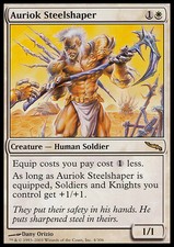 Magic the Gathering MTG Auriok Steelshaper (4) Mirrodin   MP