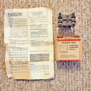 Honeywell R4222B1082 General Purpose Relay 120v SPDT NOS - Picture 1 of 6