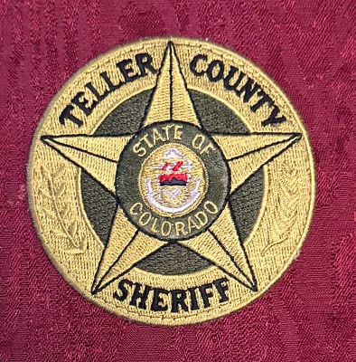 Parche Teller CO Colorado Sheriff Vintage Sin Coser Versión 3 Foto 1 de 4