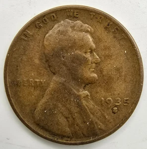 1935 S Lincoln Wheat Cent VF You Grade It! Penny Free Ship! - Picture 1 of 4