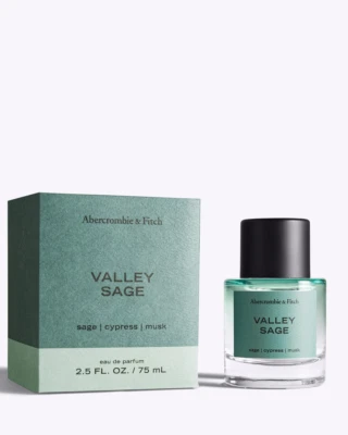 Abercrombie и Fitch Valley шалфей, кипарис, мускус 2,5 унций совершенно новый запечатанный - Изображение 1 из 4