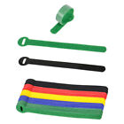 50 Pcs Releasable Cable Ties Reusable Zip Wire Strap Round Head