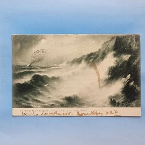 Eastbourne Antique Postcard 1903 Early Tuck Undiv Art Card Sussex - Picture 1 of 2