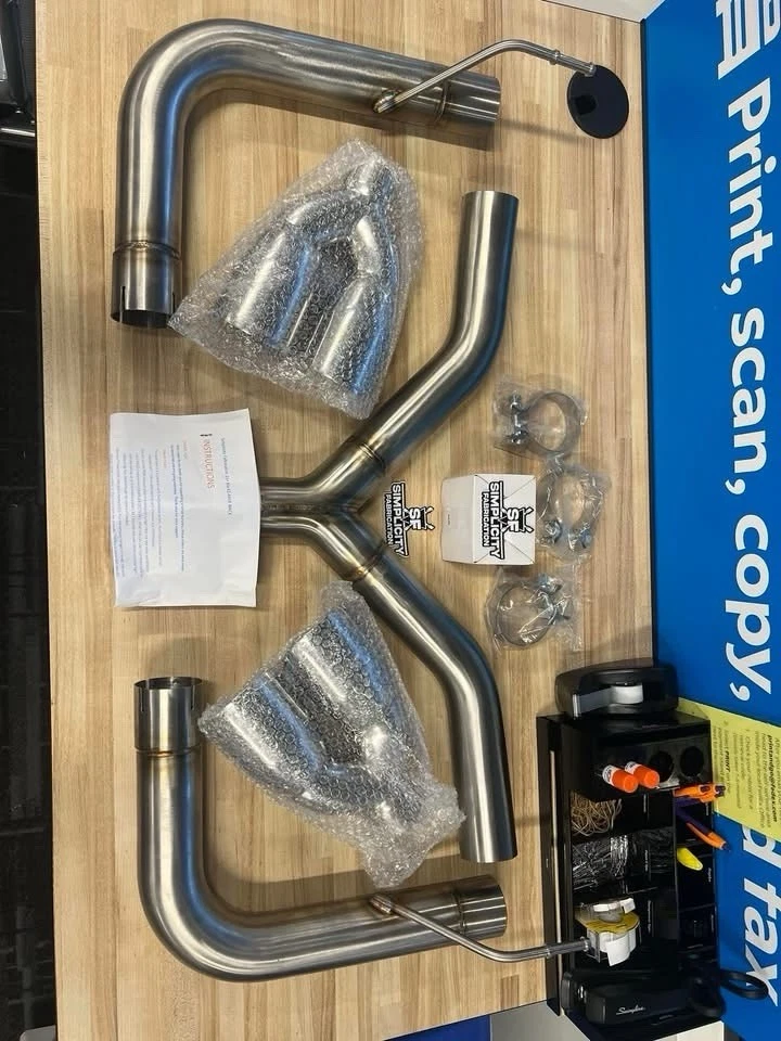 Sistema de escape eje trasero 2021-2024 Kia K5 GT / N-Line Sonata Hyundai  Foto 1 de 3