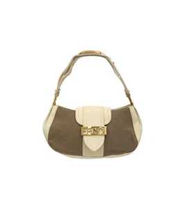 Fendi Ivory Shoulder Bag 22696 146372901 - Picture 1 of 11