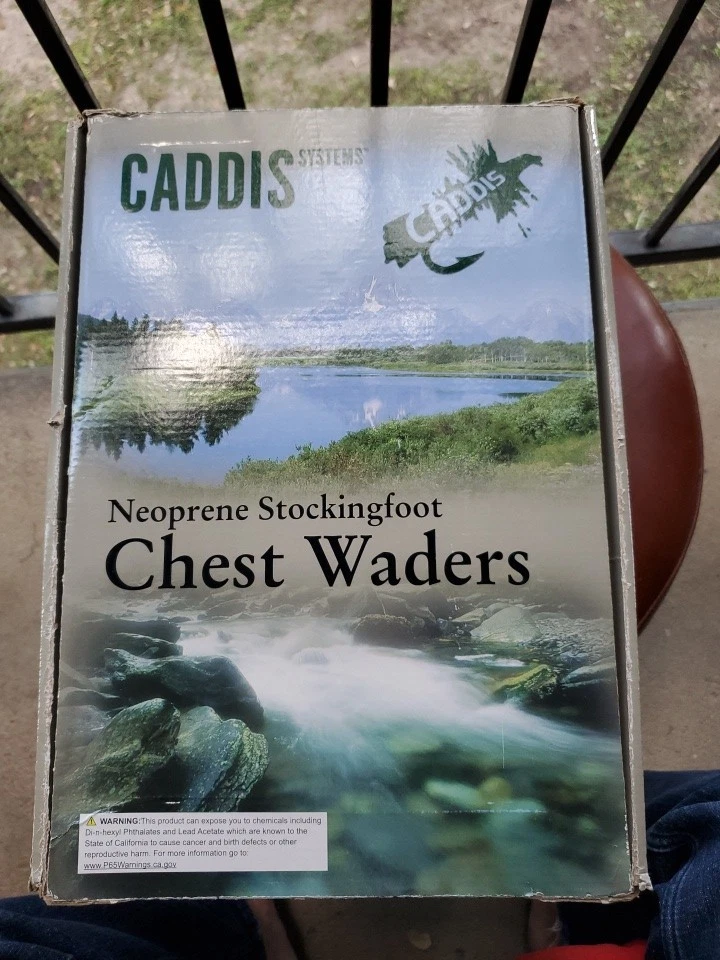 Caddis Green Neoprene Stockingfoot Waders Tamanho P Novo CAIXA ABERTA - Imagem 1 de 3