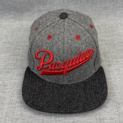 Gorra Manny Pacquiao Adulto Snapback Gris Oficial Pacman Boxeo Filipinas Foto 1 de 4